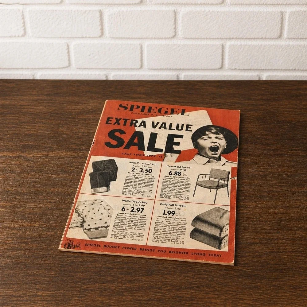 Spiegel 1956 Vintage Sale Catalog 1950s Fashion Ephemera Mid Century Advertising